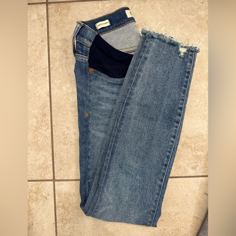 Madewell Maternity Side-Panel Skinny Jeans